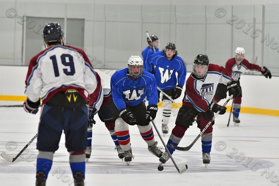 Wheaton College Men\'s Ice Hockey vs Middlesex Community College. - Photo By: KEITH NORDSTROM